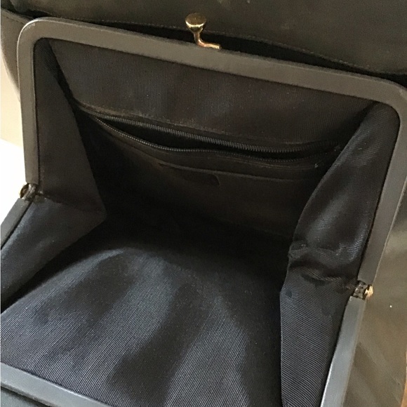 Genuine Leather handbag Jane Shilton, England, new old stock, tag, some damage - Picture 5 of 11